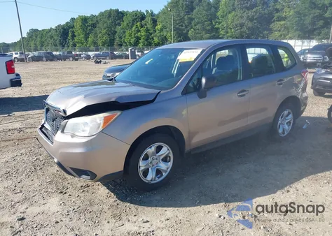 2014 Subaru Forester 2.5I из США, поврежденный, VIN JF2SJAAC7EH472114